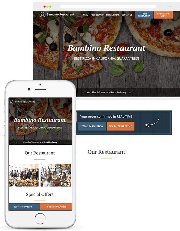 MyRestaurantConnect Ordering and Delivery System for Restaurant